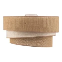 Plafonnier Trio Jute, Brun Nature/blanc, Ø45cm 15 Plafonnier Trio Jute, Brun Nature/blanc, Ø45cm -Sélectionnez Les Magasins D'Éclairage 2616267 5