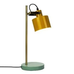 Dyberg Larsen Ocean Lampe Curry/laiton/turquoise