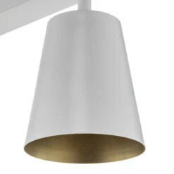 Spot Pour Plafond Prism, à 2 Lampes, Blanc/doré 12 Spot Pour Plafond Prism, à 2 Lampes, Blanc/doré -Sélectionnez Les Magasins D'Éclairage 3071121 3