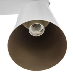 Spot Pour Plafond Prism, à 2 Lampes, Blanc/doré 14 Spot Pour Plafond Prism, à 2 Lampes, Blanc/doré -Sélectionnez Les Magasins D'Éclairage 3071121 5