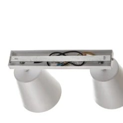 Spot Pour Plafond Prism, à 2 Lampes, Blanc/doré 15 Spot Pour Plafond Prism, à 2 Lampes, Blanc/doré -Sélectionnez Les Magasins D'Éclairage 3071121 6