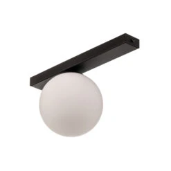 Plafonnier Fit, Noir/opale, à Une Lampe 14 Plafonnier Fit, Noir/opale, à Une Lampe -Sélectionnez Les Magasins D'Éclairage 3071534 3