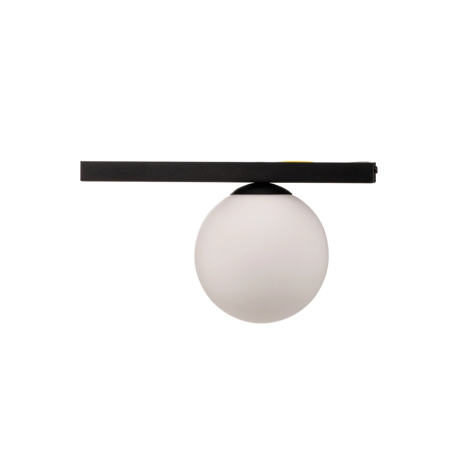 Plafonnier Fit, Noir/opale, à Une Lampe 7 Plafonnier Fit, Noir/opale, à Une Lampe – Image 5