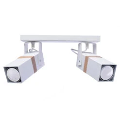 Spot Pour Plafond Vidar, Blanc, à Deux Lampes