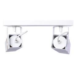 Spot Pour Plafond Vidar, Blanc, à Deux Lampes 10 Spot Pour Plafond Vidar, Blanc, à Deux Lampes -Sélectionnez Les Magasins D'Éclairage 3076286 3