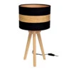 Lampe à Poser Terra En Bois Et Tissu, Noire 1 Lampe à Poser Terra En Bois Et Tissu, Noire -Sélectionnez Les Magasins D'Éclairage 3076369