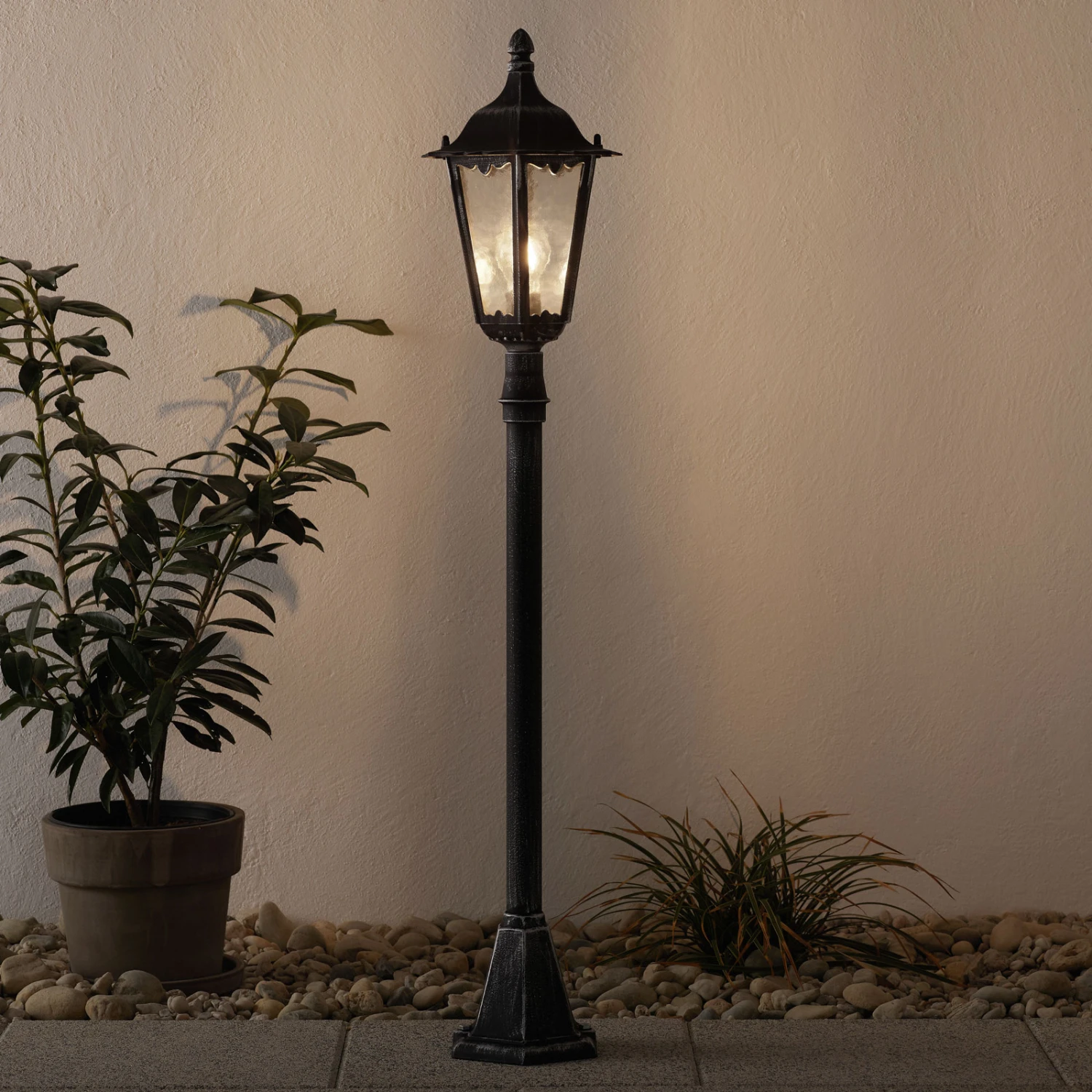 Borne Lumineuse 4142, Noire-argentée 3 Borne Lumineuse 4142, Noire-argentée