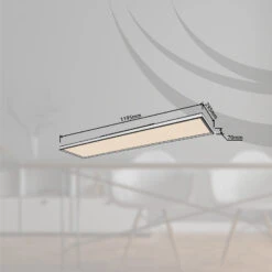 Globo Plafonnier LED Jessy, 120x30 cm Avec Télécommande -Sélectionnez Les Magasins D'Éclairage 4015635 6