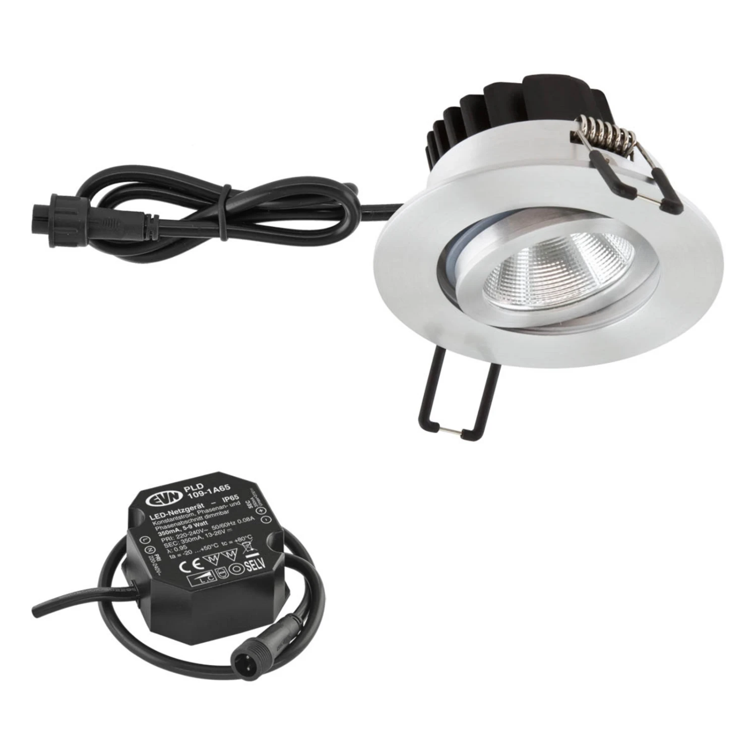 EVN PC65 Luminaire Extérieur Rond, 3000K Aluminium 3 EVN PC65 Luminaire Extérieur Rond, 3000K Aluminium