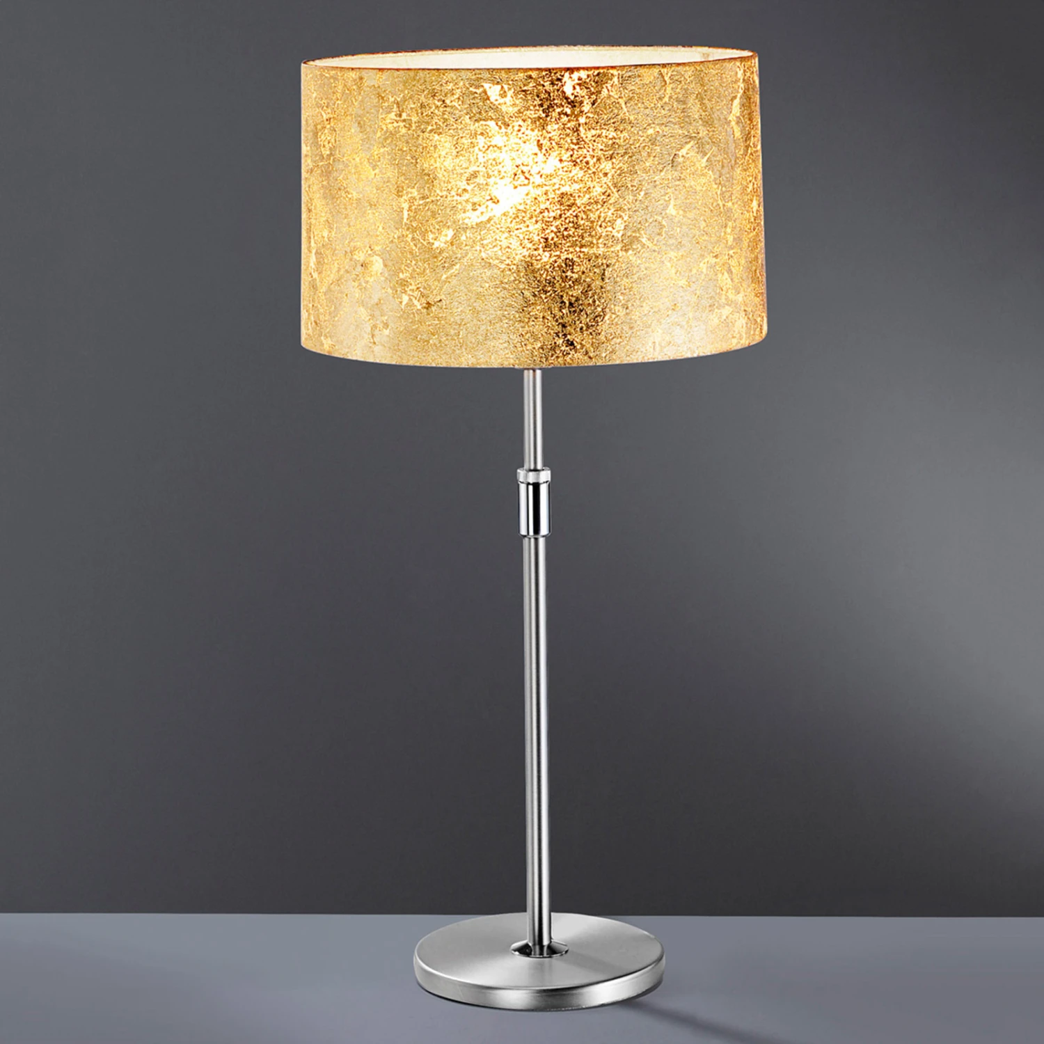 Lampe Table Alea Loop Recouvert à La Feuille D'or 3 Lampe Table Alea Loop Recouvert à La Feuille D'or