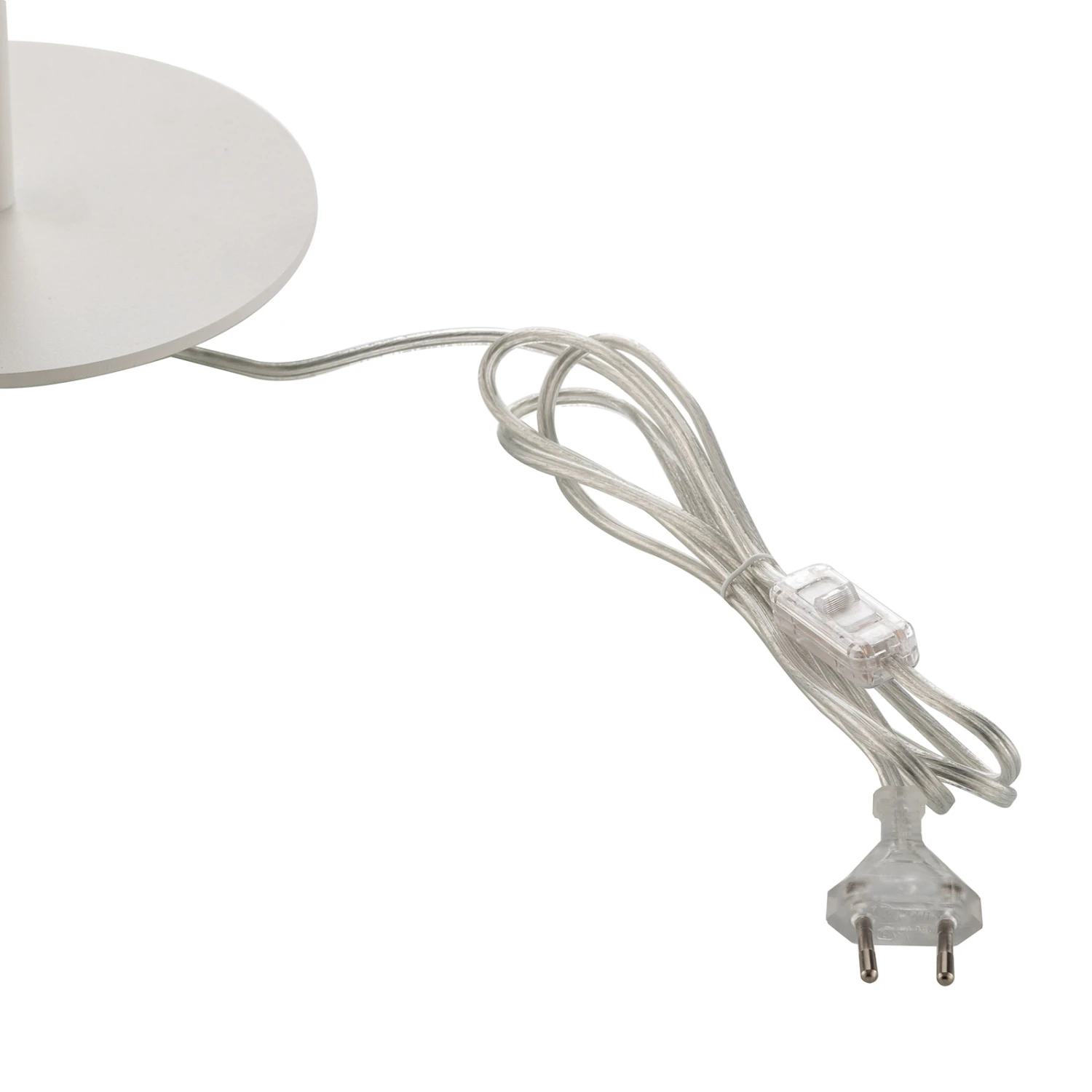 Lampe à Poser Helen Abat-jour Tissu Blanc-doré 11 Lampe à Poser Helen Abat-jour Tissu Blanc-doré – Image 9