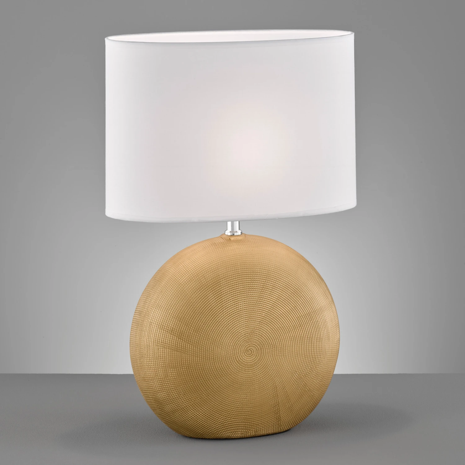 Lampe à Poser Foro Dorée/blanche, Hauteur 53 cm 3 Lampe à Poser Foro Dorée/blanche, Hauteur 53 cm