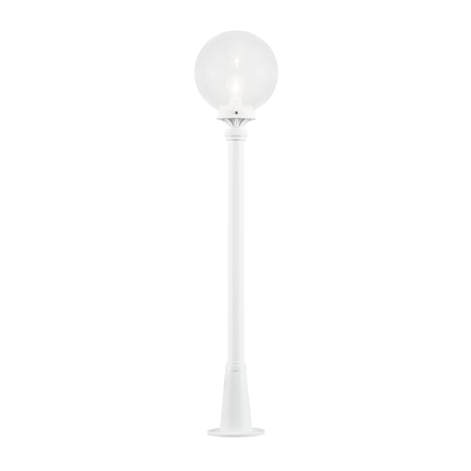 Konstsmide Borne Lumineuse Linus Blanche à Boule Transparente 7 Konstsmide Borne Lumineuse Linus Blanche à Boule Transparente – Image 5