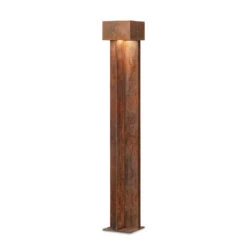 Borne Lumineuse Tall à Sceller 108/900, Corten 12W