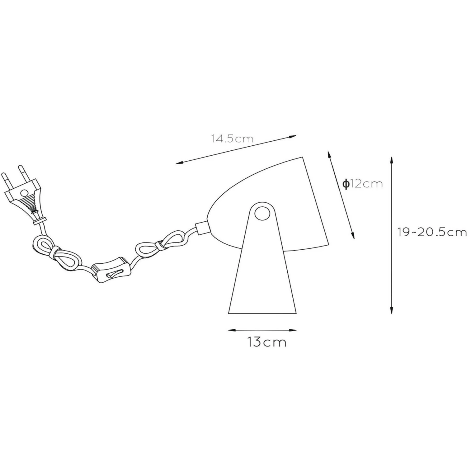 Lampe à Poser Chago En Métal, Gris 7 Lampe à Poser Chago En Métal, Gris – Image 5