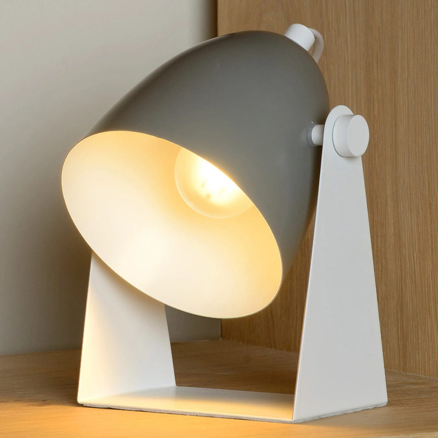 Lampe à Poser Chago En Métal, Gris 3 Lampe à Poser Chago En Métal, Gris