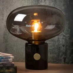 Lampe à Poser Charlize Gris Fumée