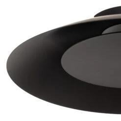 Plafonnier LED Foskal En Noir, Ø 34,5 cm 13 Plafonnier LED Foskal En Noir, Ø 34,5 cm -Sélectionnez Les Magasins D'Éclairage 6055656 4