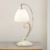 Lampe à Poser 1730/1L, Blanche Satinée, Ivoire -Sélectionnez Les Magasins D'Éclairage 6059445