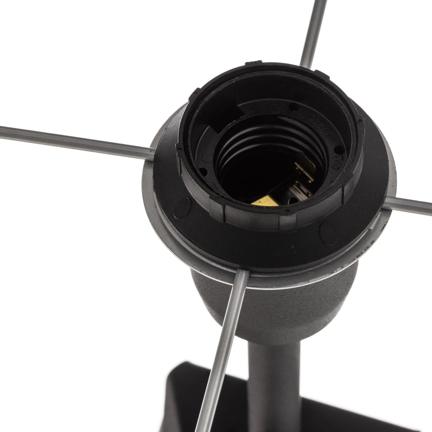 Lampadaire Tago, Trépied, Abat-jour Noir/argenté 11 Lampadaire Tago, Trépied, Abat-jour Noir/argenté – Image 9