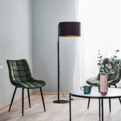 Lampadaire Soho, Cylindrique, Arqué, Noir/doré 13 Lampadaire Soho, Cylindrique, Arqué, Noir/doré -Sélectionnez Les Magasins D'Éclairage 6111393 2