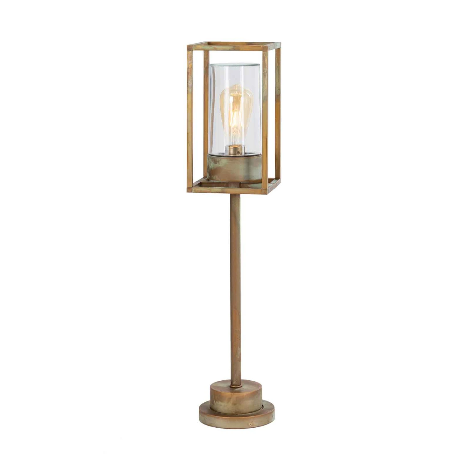 Borne Lumineuse Cubic³ 3370 Laiton Ancien/transp. 4 Borne Lumineuse Cubic³ 3370 Laiton Ancien/transp. – Image 2