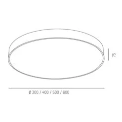 Molto Luce Bado IP54 SD Plafonnier Ø 40 Cm Blanc -Sélectionnez Les Magasins D'Éclairage 6525441 3