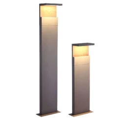 Borne Lumineuse LED Ruka Avec élément Bois, 100 cm -Sélectionnez Les Magasins D'Éclairage 6542558 2