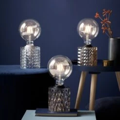 Nordlux En Verre - Lampe à Poser Hollywood Gris Fumée -Sélectionnez Les Magasins D'Éclairage 7006124 1