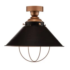 Plafonnier Garret I En Brun Foncé/cuivré -Sélectionnez Les Magasins D'Éclairage 7022342 3