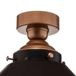 Plafonnier Garret I En Brun Foncé/cuivré -Sélectionnez Les Magasins D'Éclairage 7022342 5