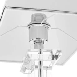 Lampe à Poser Veronique, Pied Large, Blanc/chromé -Sélectionnez Les Magasins D'Éclairage 7255602 8