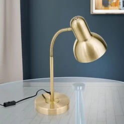 Lampe De Bureau Nemo, Flexible, Laiton Ancien 13 Lampe De Bureau Nemo, Flexible, Laiton Ancien -Sélectionnez Les Magasins D'Éclairage 7255707 3