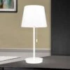 Lampe à Poser Ludwig Avec Port USB, Blanche -Sélectionnez Les Magasins D'Éclairage 7255708