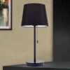 Lampe à Poser Ludwig Avec Port USB, Noire 1 Lampe à Poser Ludwig Avec Port USB, Noire -Sélectionnez Les Magasins D'Éclairage 7255709