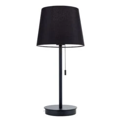 Lampe à Poser Ludwig Avec Port USB, Noire 12 Lampe à Poser Ludwig Avec Port USB, Noire -Sélectionnez Les Magasins D'Éclairage 7255709 2