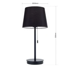 Lampe à Poser Ludwig Avec Port USB, Noire 16 Lampe à Poser Ludwig Avec Port USB, Noire -Sélectionnez Les Magasins D'Éclairage 7255709 6