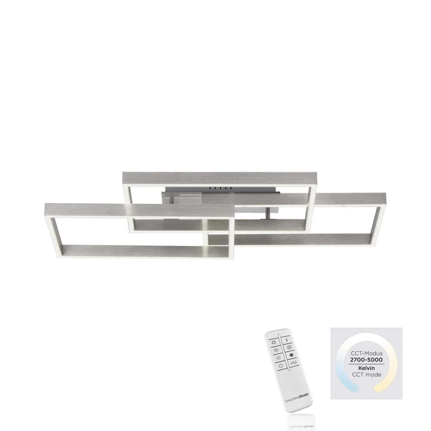 Plafonnier LED Paan, Dimmable, CCT, Rectangulaire 10 Plafonnier LED Paan, Dimmable, CCT, Rectangulaire – Image 8