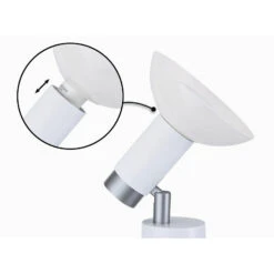 Paulmann Runa Lampe à Poser, Blanche/grise 15 Paulmann Runa Lampe à Poser, Blanche/grise -Sélectionnez Les Magasins D'Éclairage 7602809 5