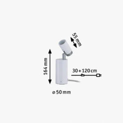 Paulmann Runa Lampe à Poser, Blanche/grise 16 Paulmann Runa Lampe à Poser, Blanche/grise -Sélectionnez Les Magasins D'Éclairage 7602809 6