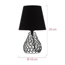 Pauleen Black Brilliance Lampe à Poser, Pied Métal -Sélectionnez Les Magasins D'Éclairage 7602891 5