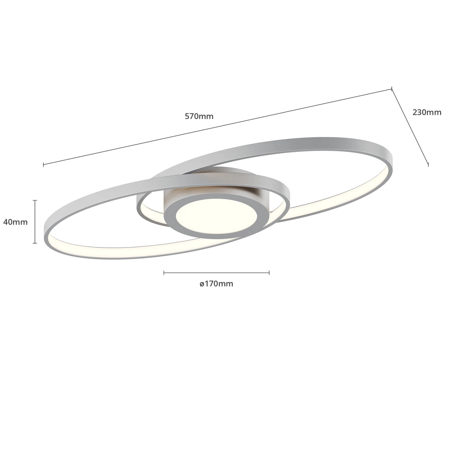 Lindby Charlok Plafonnier LED, Dimmable 9 Lindby Charlok Plafonnier LED, Dimmable – Image 7
