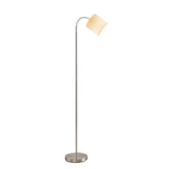 Lindby Manu Lampadaire, Tissu, 1 Lampe, Blanc -Sélectionnez Les Magasins D'Éclairage 8032287 2