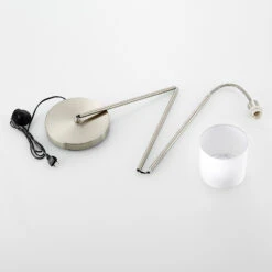 Lindby Manu Lampadaire, Tissu, 1 Lampe, Blanc -Sélectionnez Les Magasins D'Éclairage 8032287 8