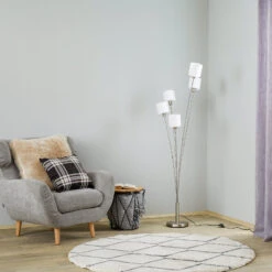 Lindby Kyden Lampadaire, à Cinq Lampes, Blanc -Sélectionnez Les Magasins D'Éclairage 8032558 2