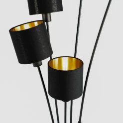 Lindby Kyden Lampadaire, à Cinq Lampes, Noir 14 Lindby Kyden Lampadaire, à Cinq Lampes, Noir -Sélectionnez Les Magasins D'Éclairage 8032559 5