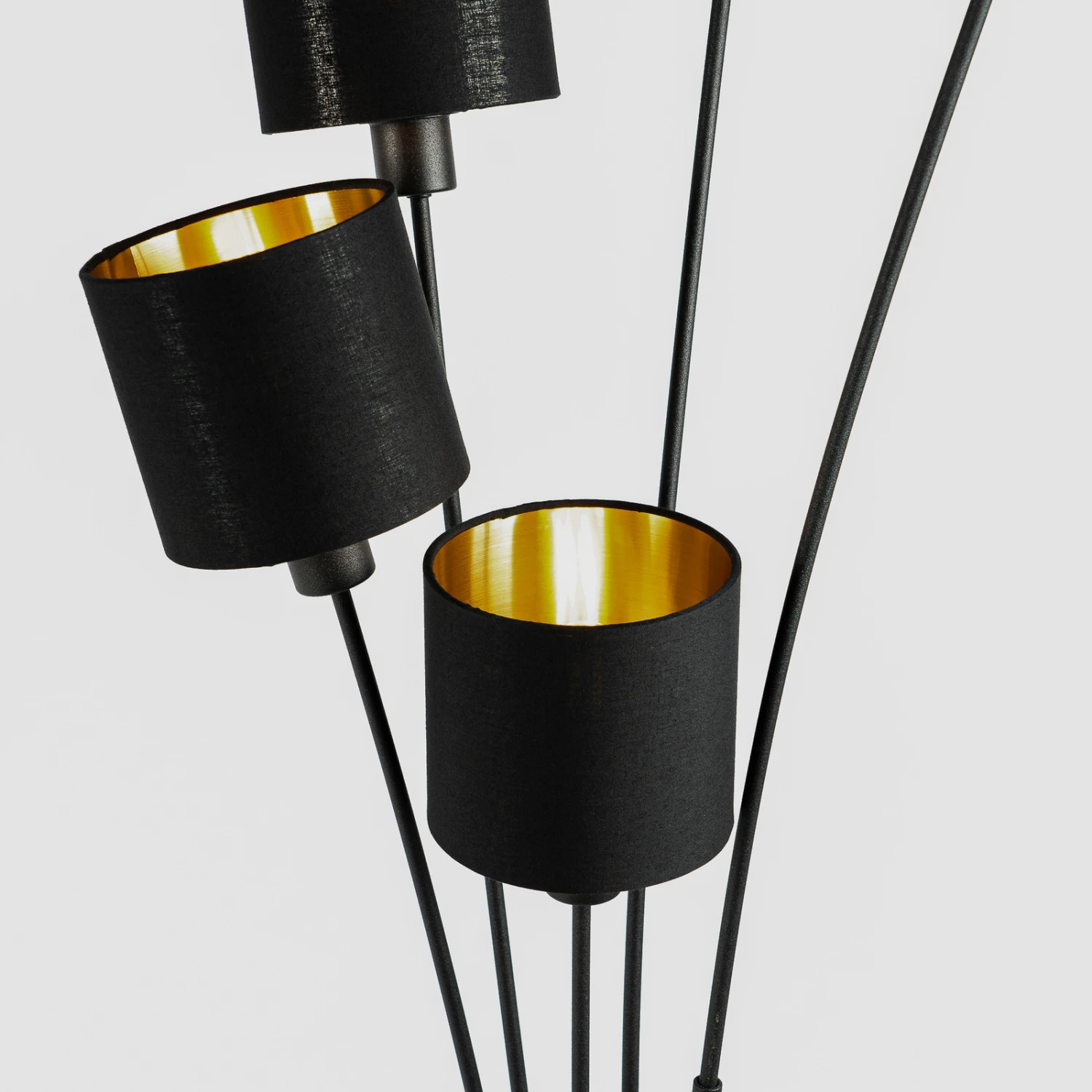 Lindby Kyden Lampadaire, à Cinq Lampes, Noir 8 Lindby Kyden Lampadaire, à Cinq Lampes, Noir – Image 6