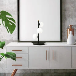 Lampe à Poser Pomì Avec 3 Sphères De Verre -Sélectionnez Les Magasins D'Éclairage 8539562 2