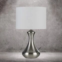 Lampe à Poser Touch 2750, Argentée Satinée