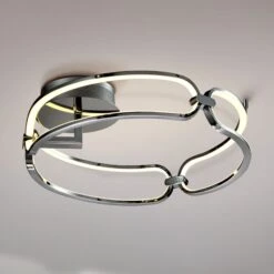 Plafonnier LED Colette, à 3 Lampes, Chromé